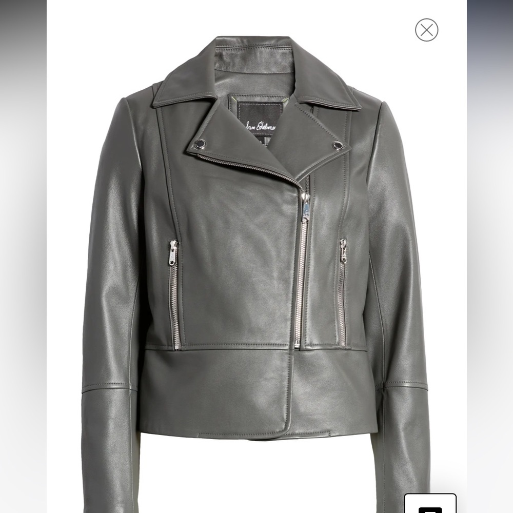 Brand New perfect for gifting or gift to self Sam Eddleman Peplum Leather Jacket
